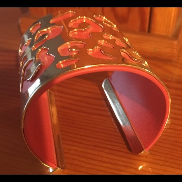 BCBG Maxazria Coral & GoldTone Cuff - Picture 2 of 8